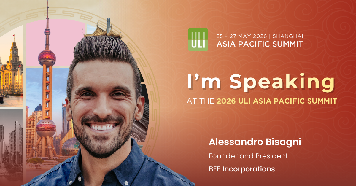   Alessandro Bisagni to Speak at the 2026 ULI Asia Pacific Summit in Shanghai