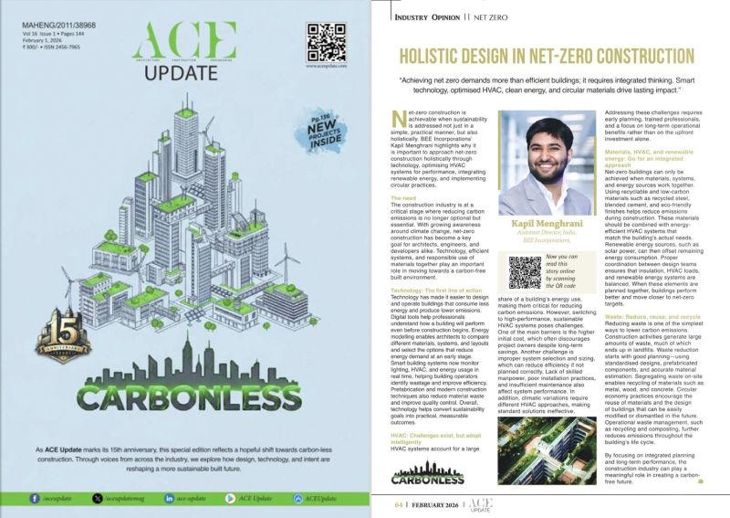 Image for the Tweet beginning: Kapil Menghrani in ACE Update